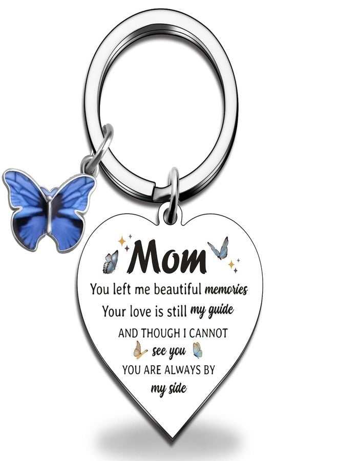 igvean Sympathy Gift Memorial Keychain Gifts for Loss of Mother Father in Memory of a Loved One Bereavement Condolence Remembrance Gifts in Loving Memory Keyring - Image 1